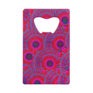 MODERN MANDALA ROOS COLOR PINK KREDIETKAART FLESSENOPENER