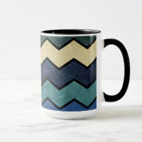 Modern Manly Blue Chevrons