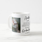 Modern Marble Godmoeder Photo Voorstel Koffiemok (Voorkant links)