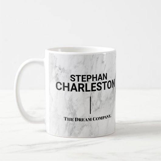 Modern Marble Koffiemok (Links)