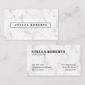 Modern Marble Visitekaartje (Voorkant / Achterkant)