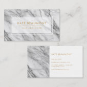 Modern Marble visitekaartje (Voorkant / Achterkant)