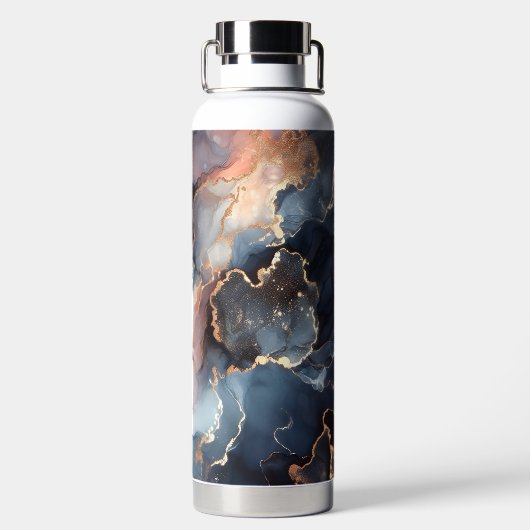 Modern Marble Waterfles (Achterkant)
