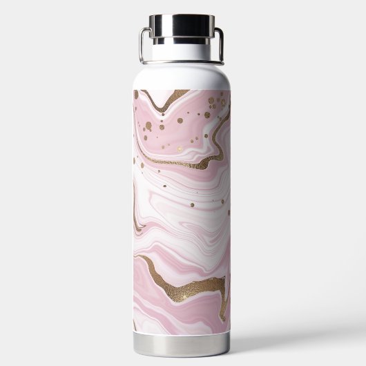 Modern Marble Waterfles (Achterkant)