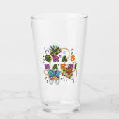 Modern Mardi Gras Glas (Voorkant)