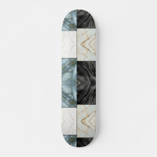 modern marmerpatroon skateboard