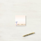 Modern Mason Jar Lavander - Gepersonaliseerd Post-it® Notes (Op bureau)