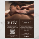 Modern Massage Spa Promotion Flyer (Achterkant)