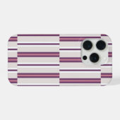 Modern Mauve and Plum Stripe (Verso Horizontal)