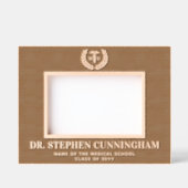 Modern MD Doctor of Medicine Med School Afstuderen Gegraveerde Lijstjes (Voorkant)