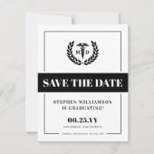 Modern MD Doctor of Medicine Med School Afstuderen Save The Date (Voorkant)