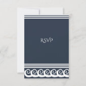 Modern Meander RSVP Kaartje (Achterkant)