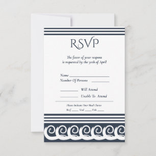 Modern Meander RSVP Kaartje