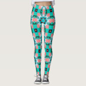 Modern Mediterranean Pattern Leggings (Devant)