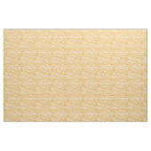 Modern Mellow Yellow Ivory Zebra Pattern Stof (Fat Quarter)