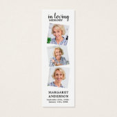 Modern Memorial 3 Photo Funeral Signet (Devant)