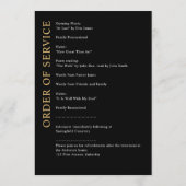 Modern Memorial / begrafenis / Viering van het lev Programma (Achterkant)