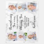 Modern Memorial Herdenking Keepomwille Photo Colla Fleece Deken (Voorkant)