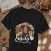 Modern Memorial voor altijd in onze harten Custom T-shirt