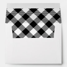Modern Merry Black & White Plays Envelope