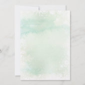 Modern Merry & Bright Christmas Tree Party Kaart (Achterkant)