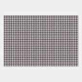 Modern Merry & Bright Christmas Vakantie Roze Zwar Inpakpapier Vel (Voorkant 3)