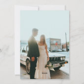 Modern Merry Christmas Holiday ontwerp Feestdagenkaart (Achterkant)