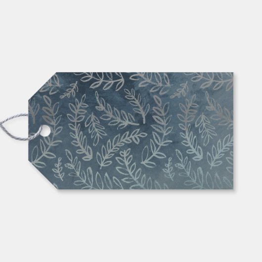 Modern Merry Christmas Script | Foto Cadeaulabel (Achterkant Horizontaal)