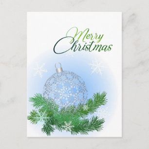 Modern Merry kerst Corporate Greeting Feestdagenkaart