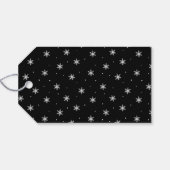 Modern Merry KerstBlack Cadeaulabel (Achterkant Horizontaal)