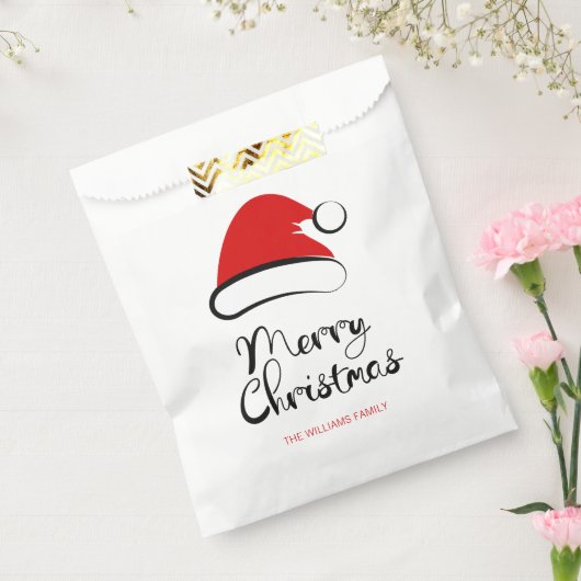 Modern Merry kerstkerstkerstkerstkerstkerstkerstke Bedankzakje (Gezegeld)
