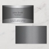 Modern Metal Psycholoog Visitekaartje (Voorkant / Achterkant)