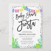 Modern Mexicaans Fiesta Baby shower Kaart (Voorkant)
