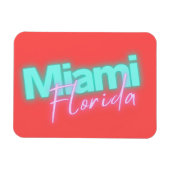 Modern Miami Neon Lights Magneet (Horizontaal)