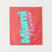 Modern Miami Neon Lights Wandkleed (Voorkant)