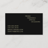 Modern Mic Singer Visitekaartje (Achterkant)