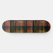 Modern Midcentury Madras Skateboard (Horizontaal)