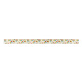 Modern Midden-Eeuw kleurrijk geometrisch patroon Lint (Voorkant)