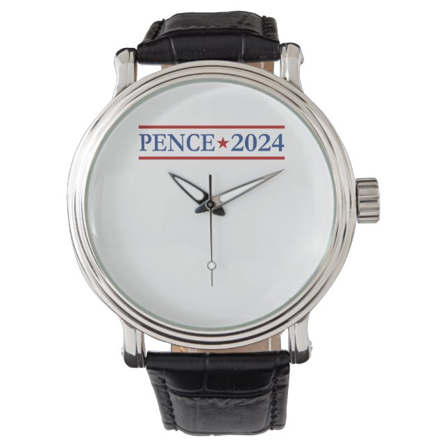 Modern Mike Pence 2024 US-President Horloge (Voorkant)