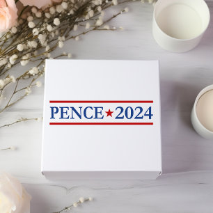 Modern Mike Pence 2024 US-President Rechthoekige Sticker