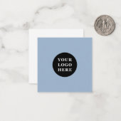 Modern, Minimaal, Elegant & Aanpasbaar Notitiekaartje (Voorkant / Achterkant in situ)