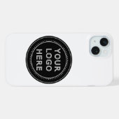 Modern, Minimaal, Elegant en Aanpasbaar iPhone Hoesje (Achterkant horizontaal)