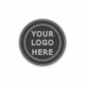 Modern, Minimaal, Elegant en Aanpasbaar Sticker (Voorkant)