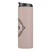 Modern, Minimaal, Elegant en Aanpasbaar Thermosbeker (Geroteerd rechts)