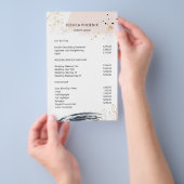 Modern, minimaal flyer (Hand)