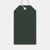 Modern Minimaal Kerstfeest | Cadeaubijsluiter Cadeaulabel (Achterkant)