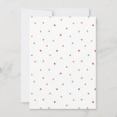 Modern minimaal kerstfeest kaart (Achterkant)