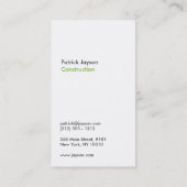 MODERN & MINIMAAL Nr. 5 Visitekaartje (Achterkant)