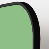 Modern minimaal roze & groen monogram pickleball paddle (Links Detail)
