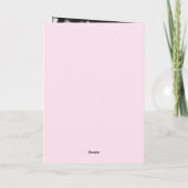 Modern Minimaal Roze & Rode Hart Foto Moederdag Kaart (Achterkant)